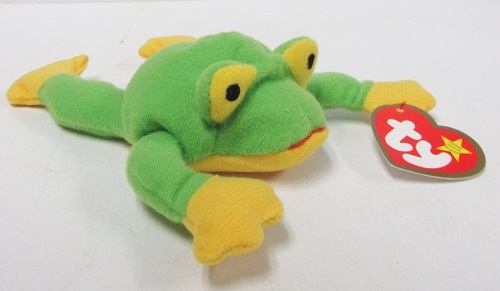 Smoochy, the Frog - TY Teenie Beanie